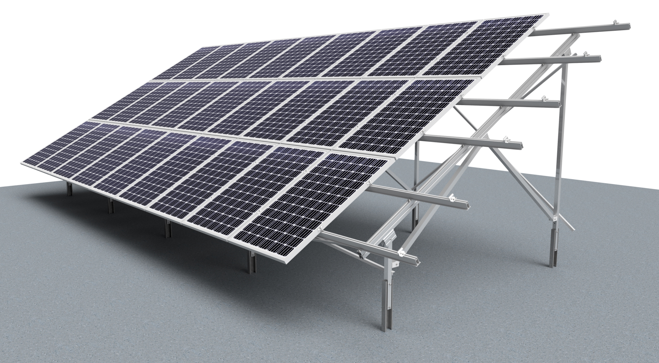 Se pueden instalar placas solares en terreno rústico