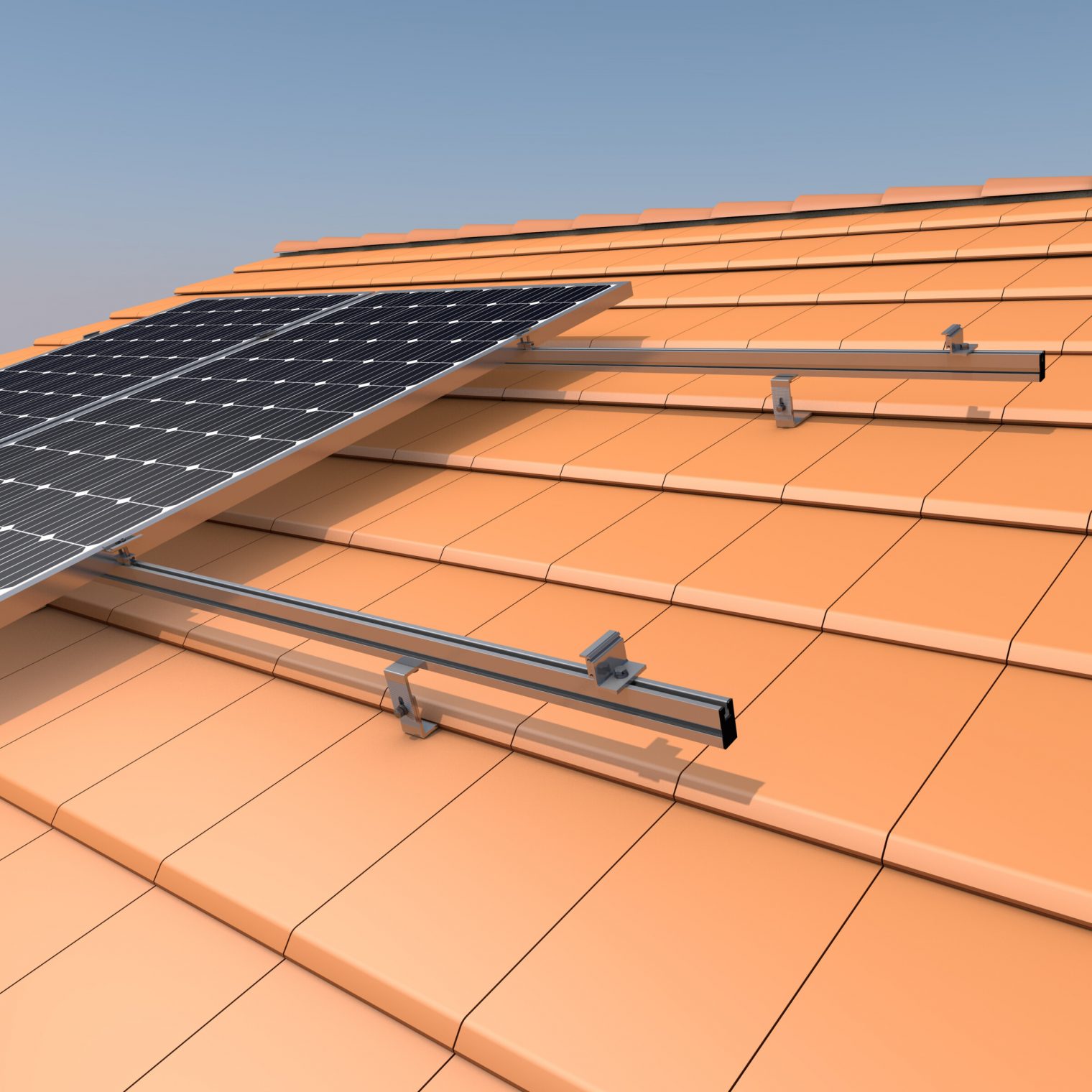 Sistema de Fijación Coplanar 02V | Vico Export Solar Energy