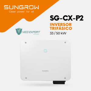Inversor trifásico Sungrow SG33/50CX-P2 de 33 y 50 kW