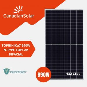 690w Canadian Solar Ntype TOPCon