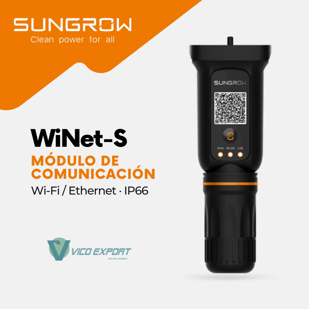 Módulo de comunicación Sungrow WiNet-S WLAN y Ethernet