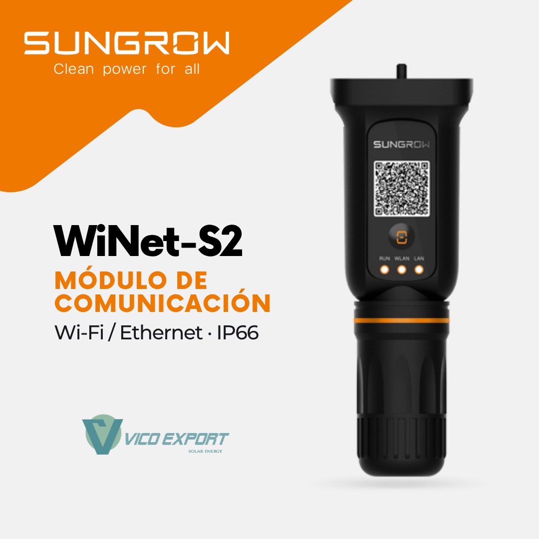Módulo de comunicación Sungrow WiNet-S2 WLAN y Ethernet
