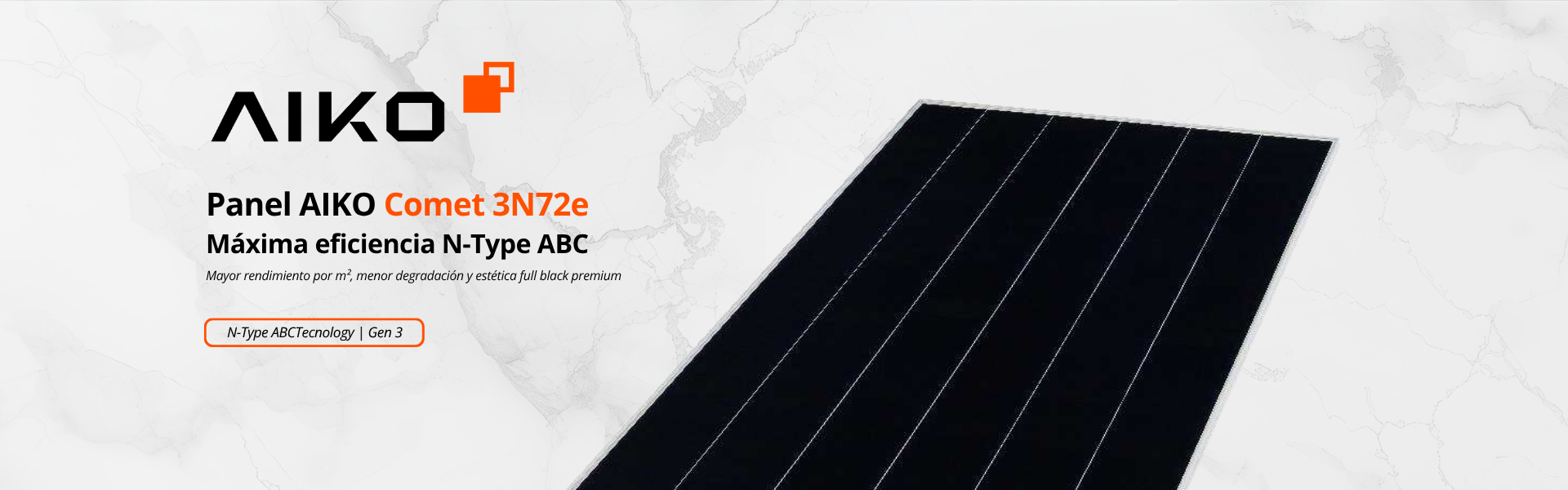 AIKO Comet 3N72e MAE72Mw | ABC High-Efficiency N-Type