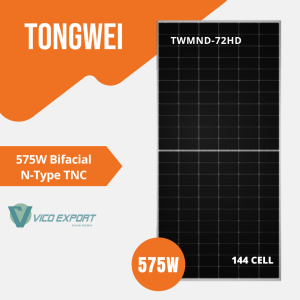 575w Tongwei Solar (TWMND-72HD) BIFACIAL N-Type