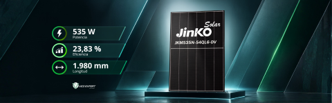 Panel solar Jinko JKM535N-54QL6-DV Tiger Neo III de 535 W