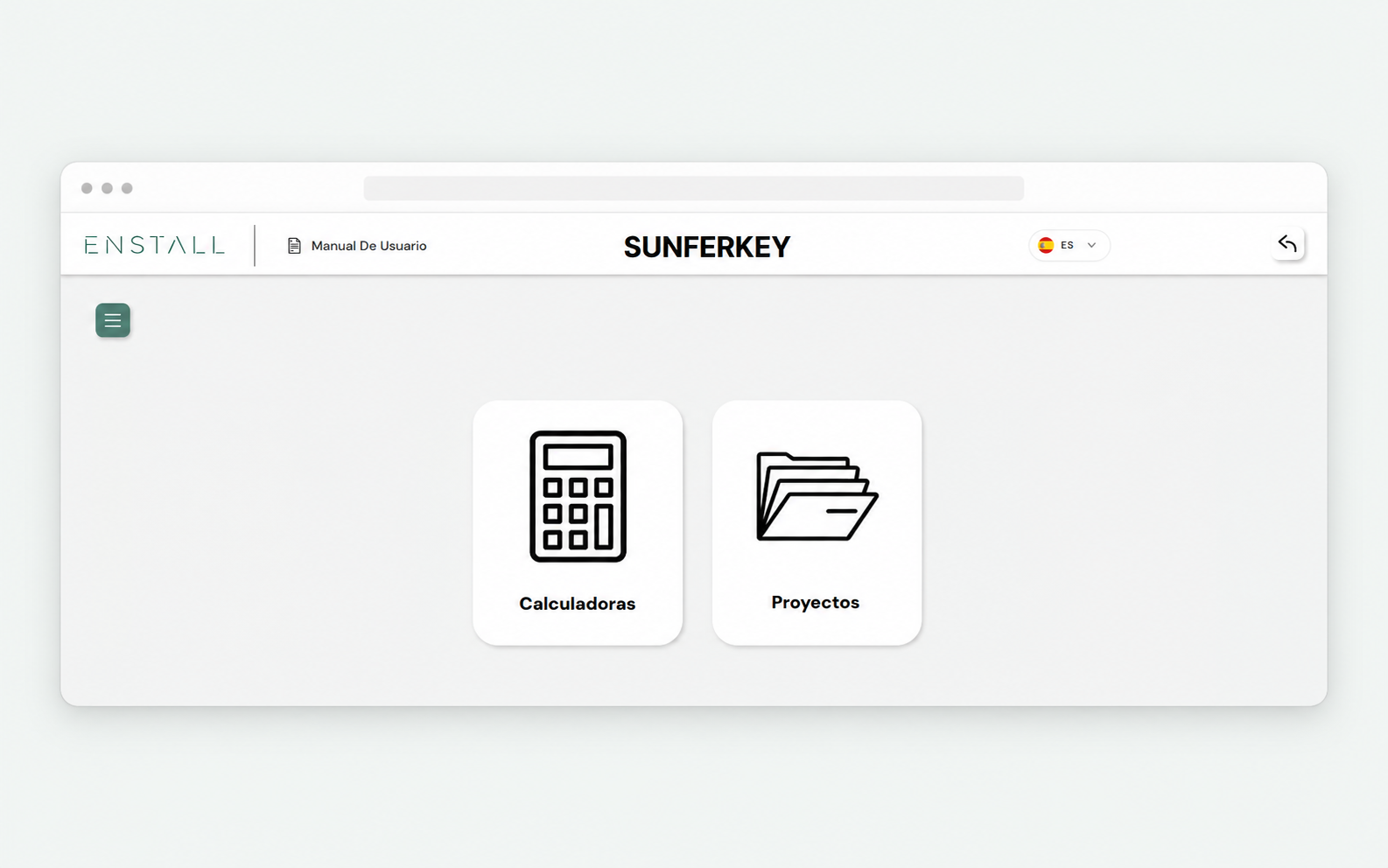 Vizualizare SunferKey cu acces la calculatoare și proiecte